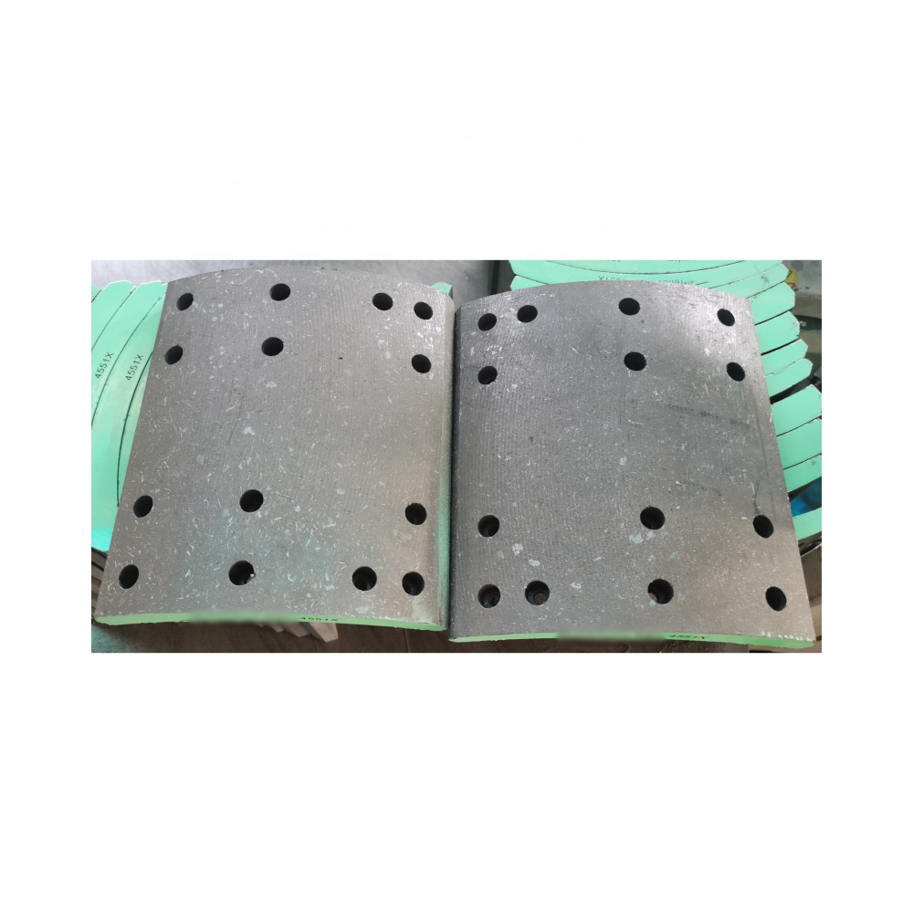 Heavy Card Friction Brake Lining 4551/4551X Brake Lining With Rivets for Fuhua Bridge 16T 19369/19370